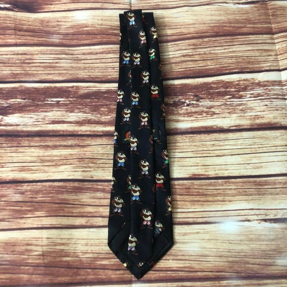 Vintage 90's Men's Neck Tie Taz Boxer Shorts Looney Tunes Warner Bros - Picture 3 of 5